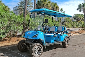 Brand new six seat golf cart