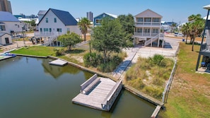 Coast A While - Coast A While offers 40' of water frontage on Stanton Creek, which leads to Little Lagoon. Fishing, kayaking, paddleboarding...possibilities are endless!