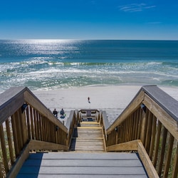 Private Beach access - Enjoy the Adagio Private beach, just steps from your A105 Gulf front condo!