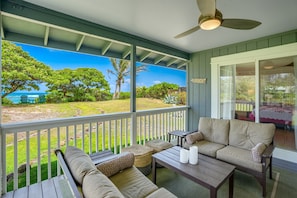 Enjoy Beautiful Oceanfront Views from your Private Lanai
