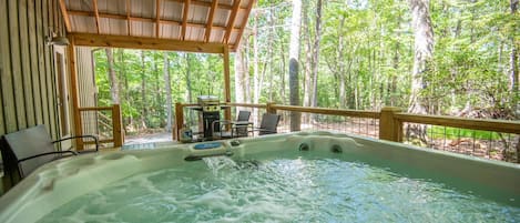 Your private hot tub...
