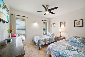 Twin bedroom (converts to a King for a fee)