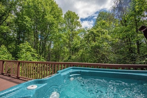 Your own private hot tub running year-round...
