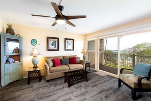Living Area with Beautiful Oceanfront Views