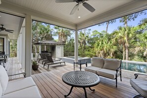 Covered Area of Pool Deck