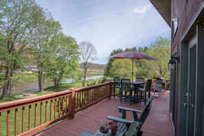 Perfect sunning deck with al fresco dining...