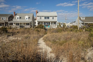 Oceanside of cottage