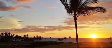 Sunset from second floor lanai