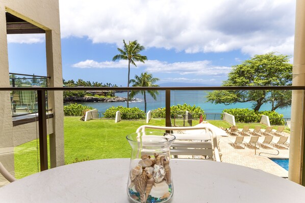 Ocean view from lanai