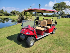 6-Seater Golf Cart included