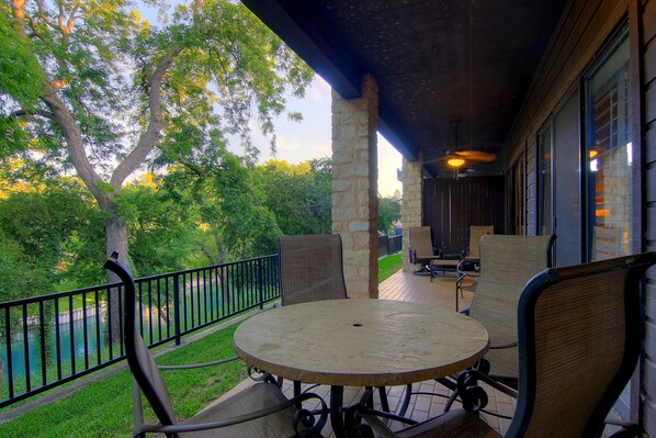 Patio furniture for lounging around in!