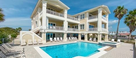 South View of Kiva Grand Private Pool