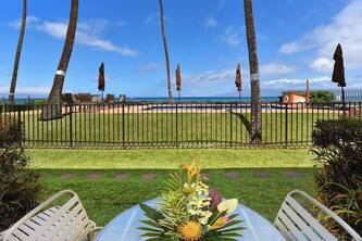 Beautiful ground floor with Views! Steps to Ocean and Pool #117