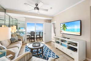 Living space with Views of the Emerald Coast