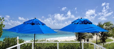 Private Beach Deck with Shower