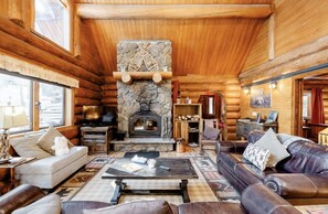 Wood Burning Fireplace