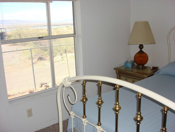 View from Master Bedroom! That is the Bird Estuary aka Topock Marsh.
