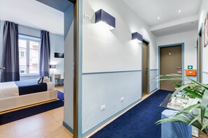 Siddeområde i lobbyen