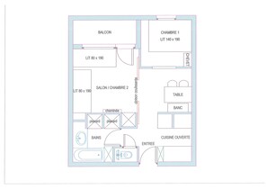 Plan of the apartment