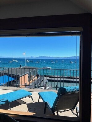 View from Loungers on deck