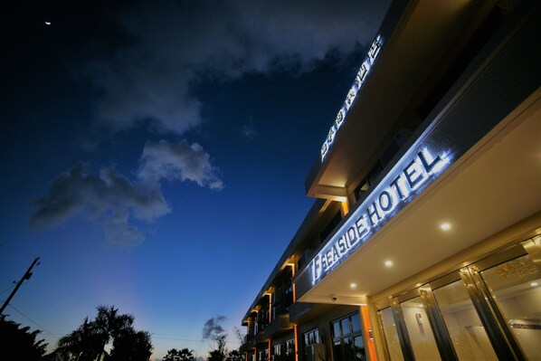Front of property – evening/night