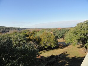 Blick von der Unterkunft