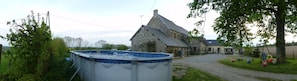 Swimming  pool and Manoir