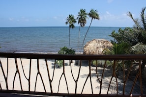 Views of beach and sea from your balcony