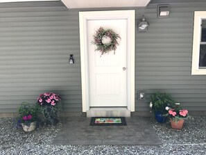 Front door to the cabin.