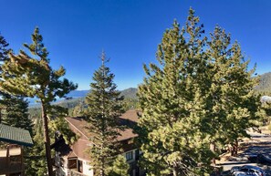 Lake and valley views from your porch.  