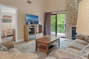 Lots of room for the entire family to relax.