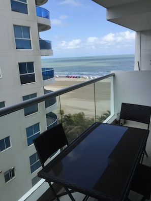 Balcony with ocean view