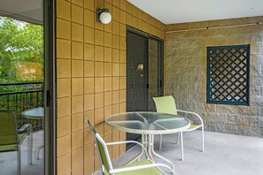 Private balcony - Each unit has a private balcony overlooking the river.