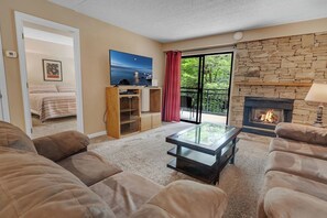 Lots of room for the entire family to relax.