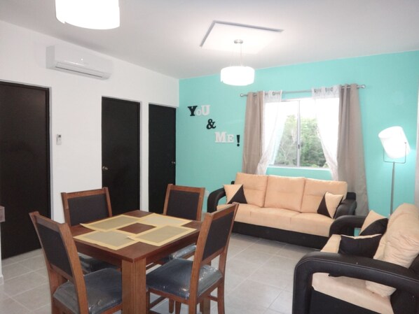 Brand New! Modern Fully furnished Apartment with pool, soccer court, close beach