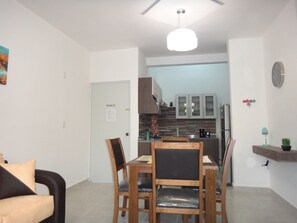 Dinning room/Kitchen. View from living room
