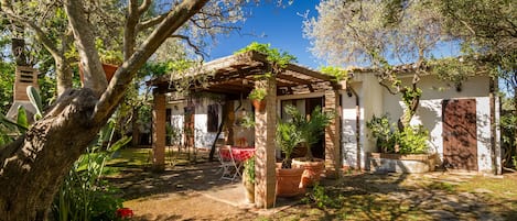 Giardino con vista sul patio