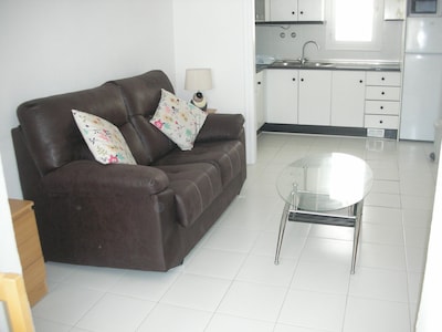 Spacious 1 Bedroom apartment large terrace A/C Satellite TV Wi-Fi Close to Beach