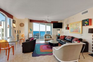 Living room with incredible views