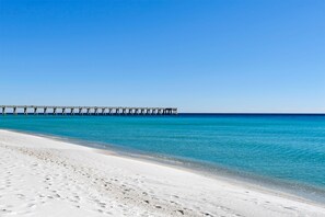 Beautiful sugar white sandy beach for your enjoyment