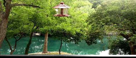 the Float Inn 2 overlooks the beautiful Comal River