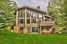 Amazing views of Deer Valley slopes out the back of this amazing vacation home.