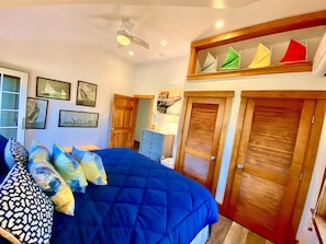 Master bedroom with King bed!