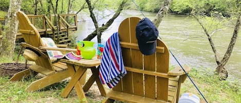 Relaxing by the river