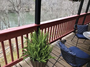 View from deck of river