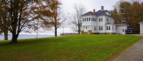 Relax on the lake in this beautiful Victorian home.