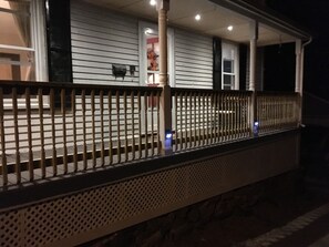 Outside porch with table to enjoy morning coffee!!!