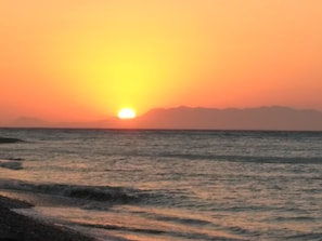 Beautiful sunsets at the beach of Ialysos...