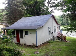 View of house from top of driveway.