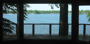 Relaxing view of the biggest part of Paw Paw Lake.